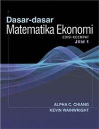Image of Dasar-dasar matematika ekonomi