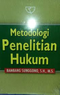 Image of Metodologi penelitian hukum